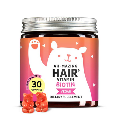 Biotin Hair Growth Gummies – Stronger Hair, Skin & Nail Support