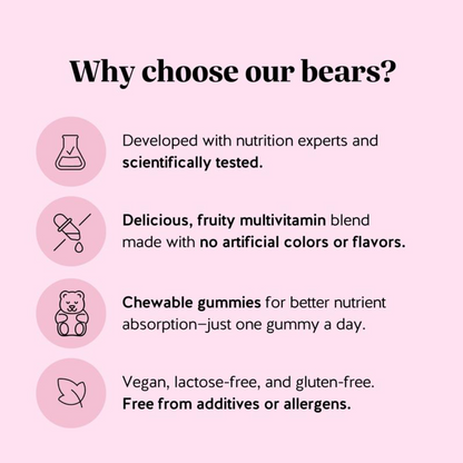Biotin Hair Growth Gummies – Stronger Hair, Skin & Nail Support